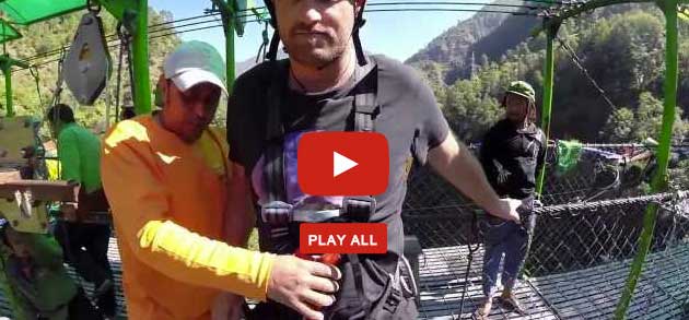 Red Bull’s Ben Brown bungy jumping in Nepal with a GoPro